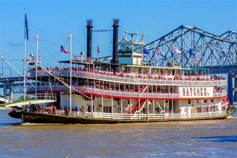 The brunch cruise docks briefly at Mardi Gras World for an optional tour before returning other. . Steamboat natchez reviews